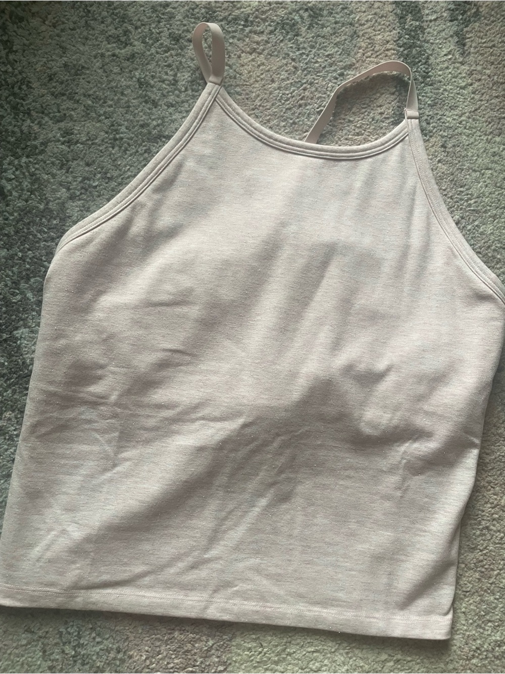 High Neck Shimmer Tank
